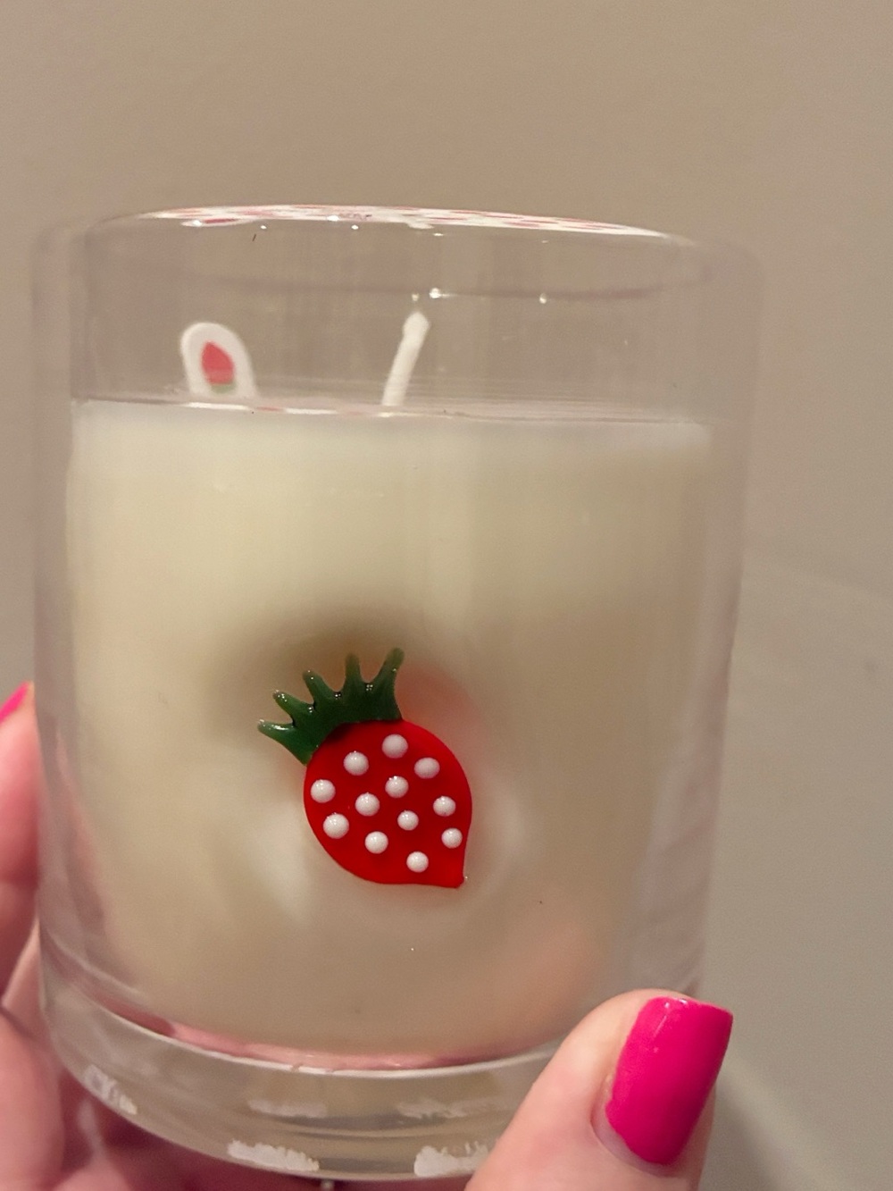 Strawberry Fields Candle in Strawberry Design Jar